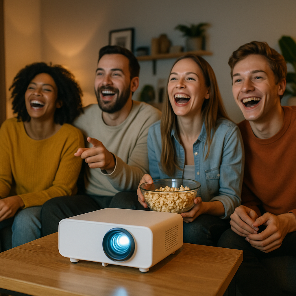 Projetor de alta definição disponível para aluguel em Recife, para eventos corporativos e sociais.